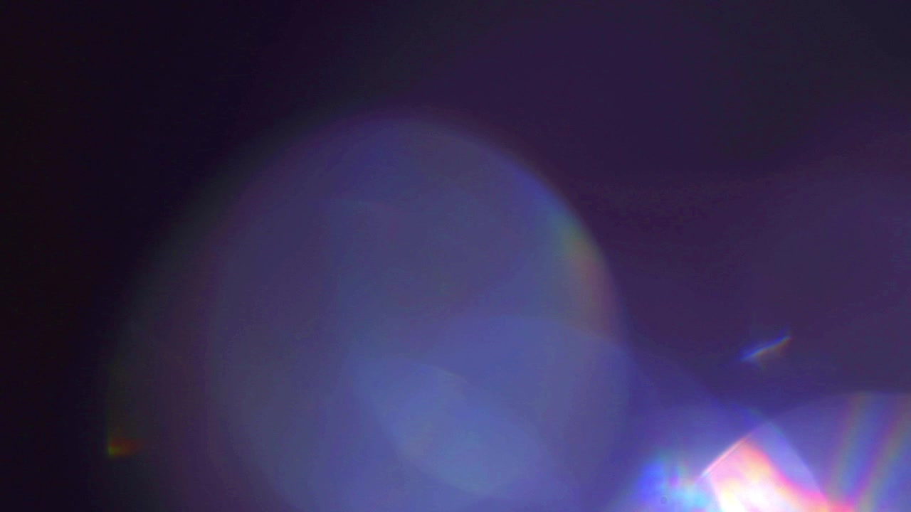 Transiciones abstractas de fugas de luz y destellos de lente
