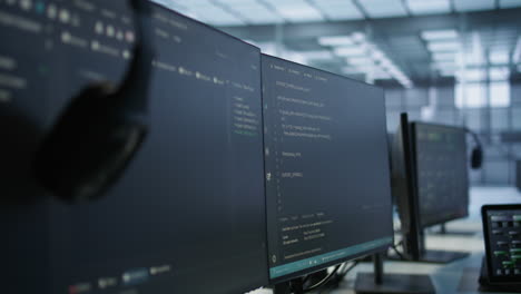 espacio de trabajo moderno de programación informática