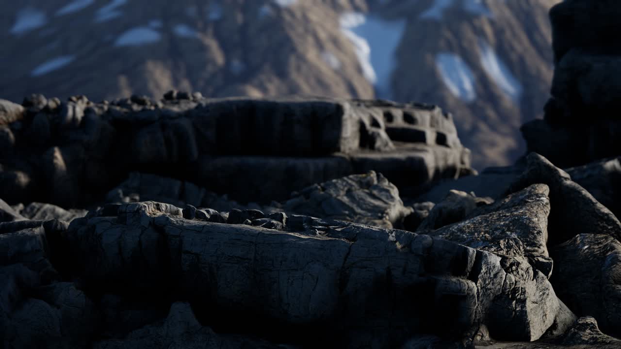 rocas y piedras en las montañas de los alpes
