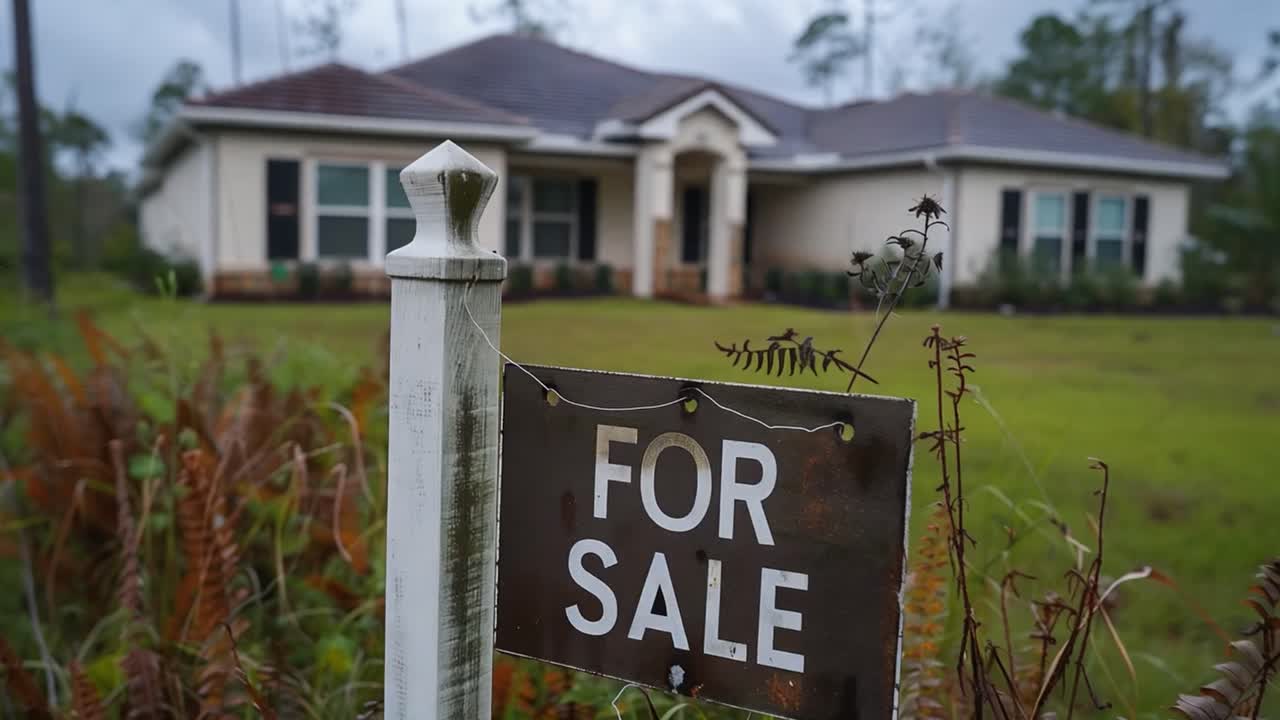 Exterior of a house with a green lawn