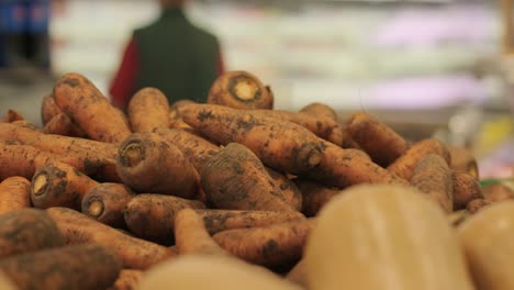 fresh organic vegetables at the farmers market. raw vegetables