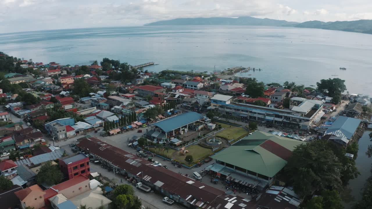 Stunning Sea View From Coastal Town In The Philippines On A Typical Summer Day