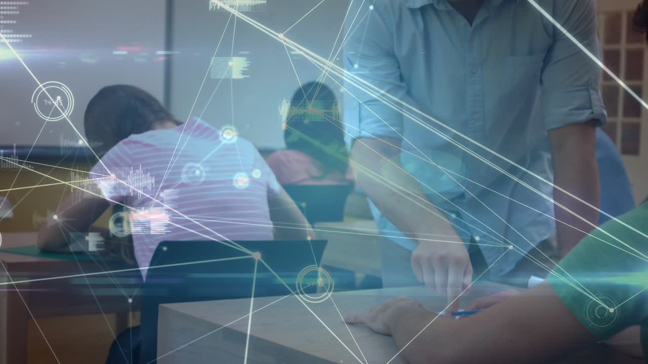 학생들의 학습에 대한 연결 네트워크의 활성화