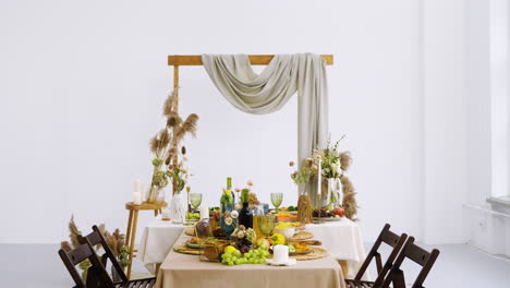 decorated wedding banquet