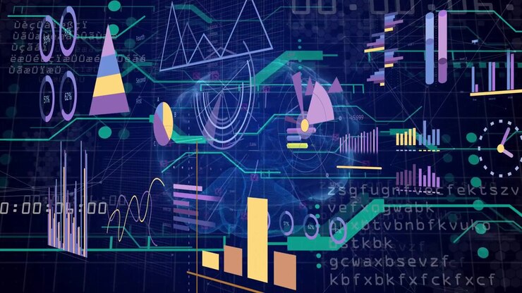 On data refresh animated HUD updating charts, rotating grid and scanning nodes showing live data