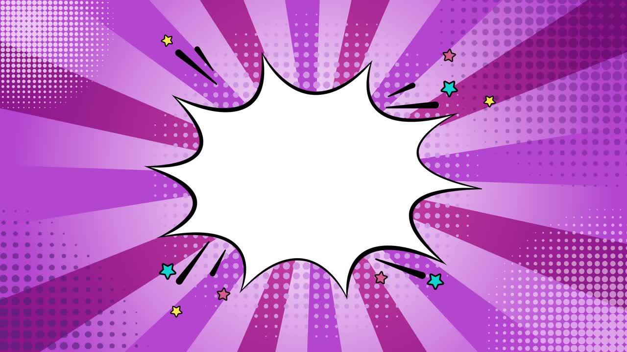 las explosiones estelares púrpuras abstractas pulsan y brillan.