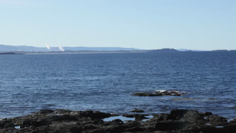 port kembla factories at bass point quarry in shellharbour australia new south wales shot in 4k high resolution