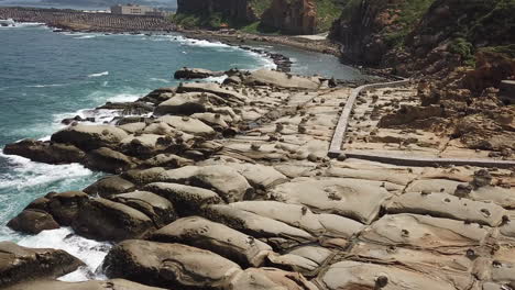 geoparque de la isla heping, taiwán