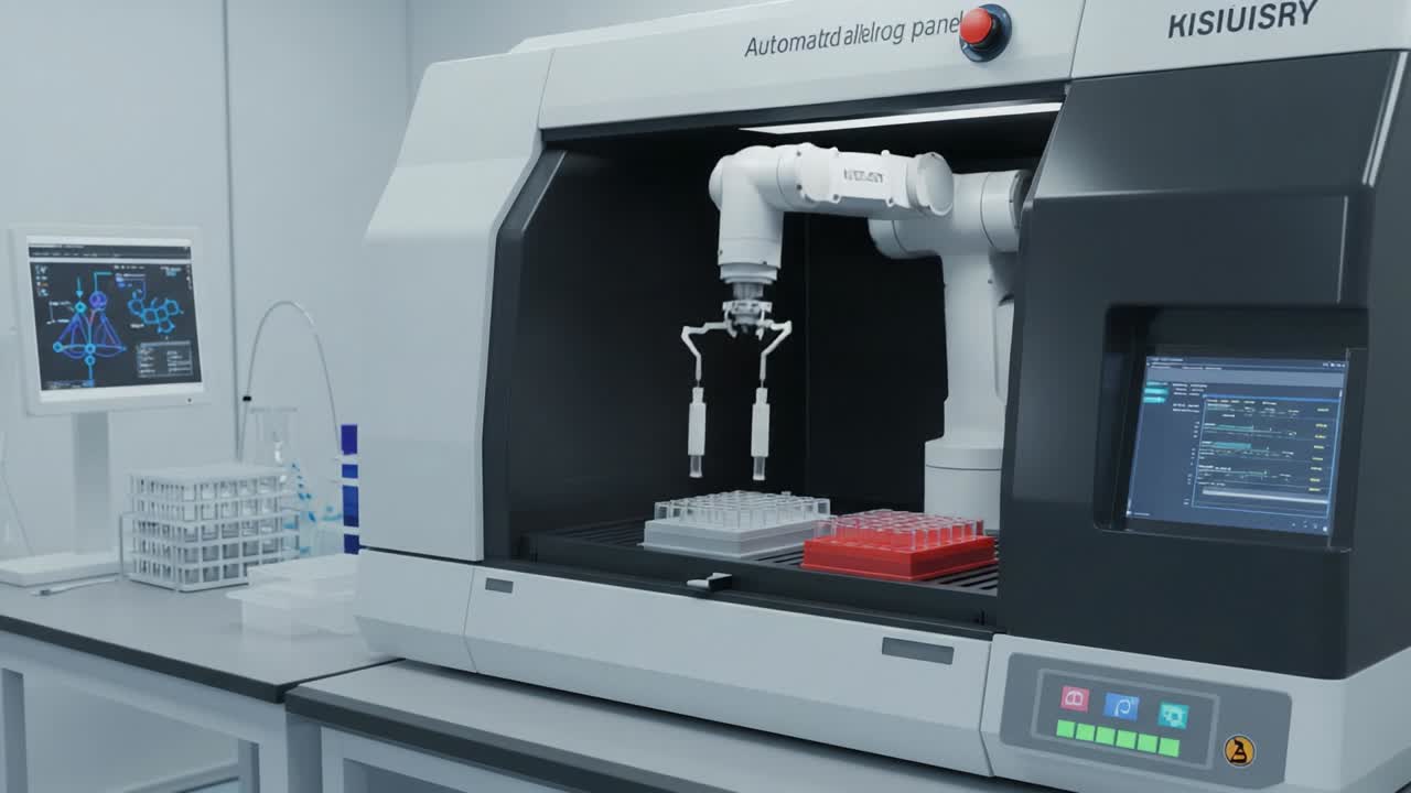 Advanced Robotic Automation in a Laboratory Setting: A Precision Instrument for High-Throughput Analysis and Sample Processing