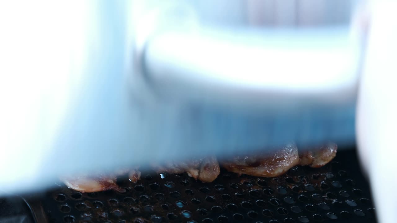 바베큐 치킨 굽기