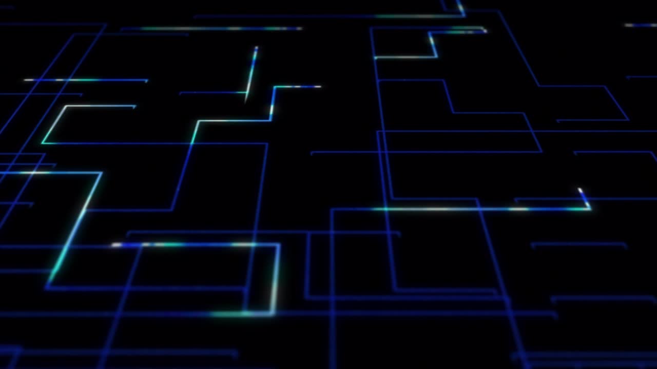 placa de circuito con imagen conceptual de las señales eléctricas naranjas que fluyen en conductores eléctricos. fondo de animación gráfica de circuito de placa base futurista. renderizado en 3d.