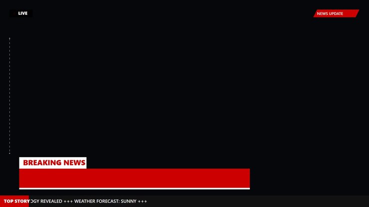 Breaking News Broadcast Lower Third Graphic Overlay