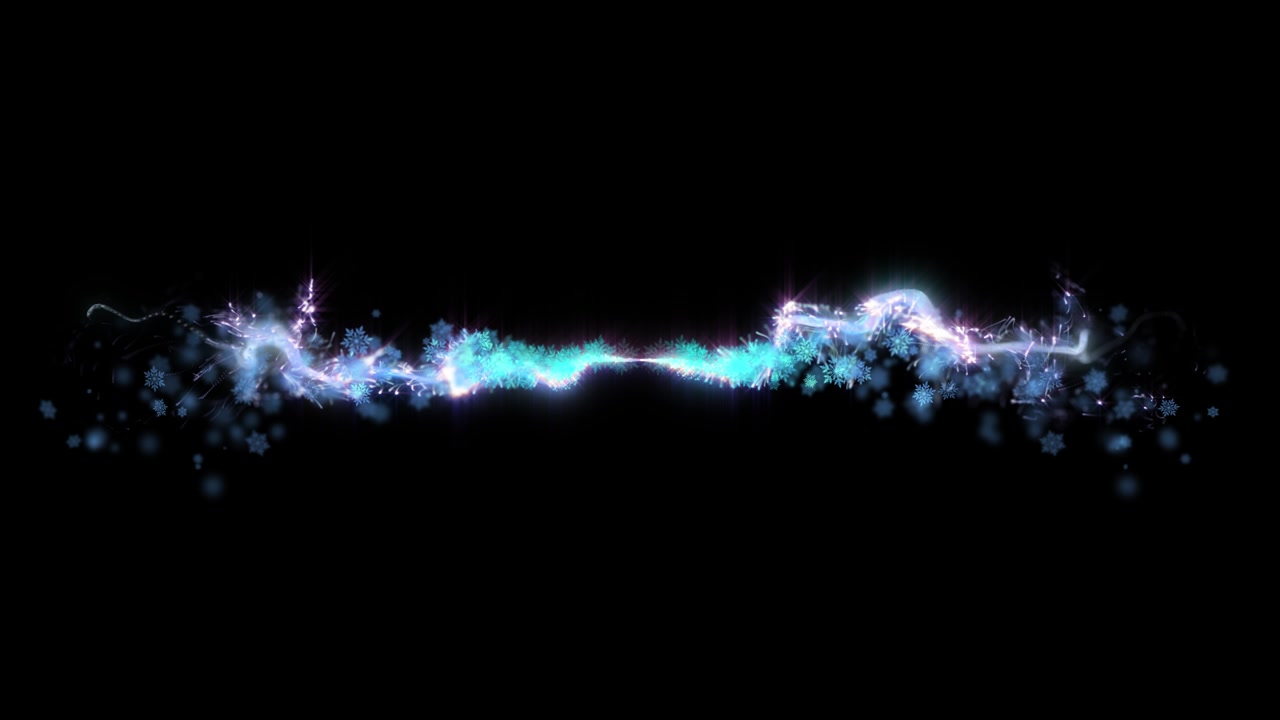 Abstract Winter Particles