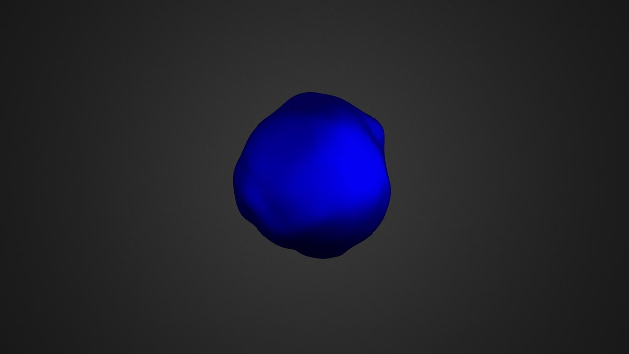 metamorfosis de forma amorfa con superficie ondulada