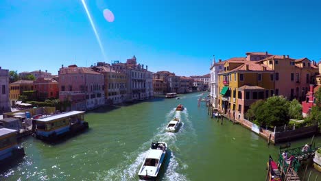 Canal-Grande-In-Venedig,-Italien-Zeitraffer-Video