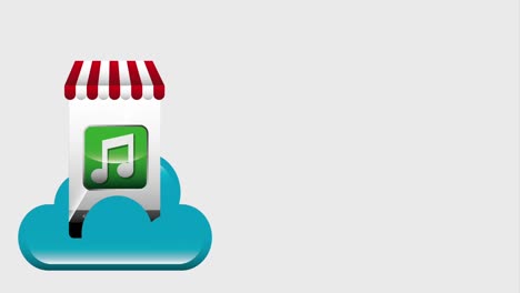 comercio electrónico almacenamiento en la nube música chat video redes sociales
