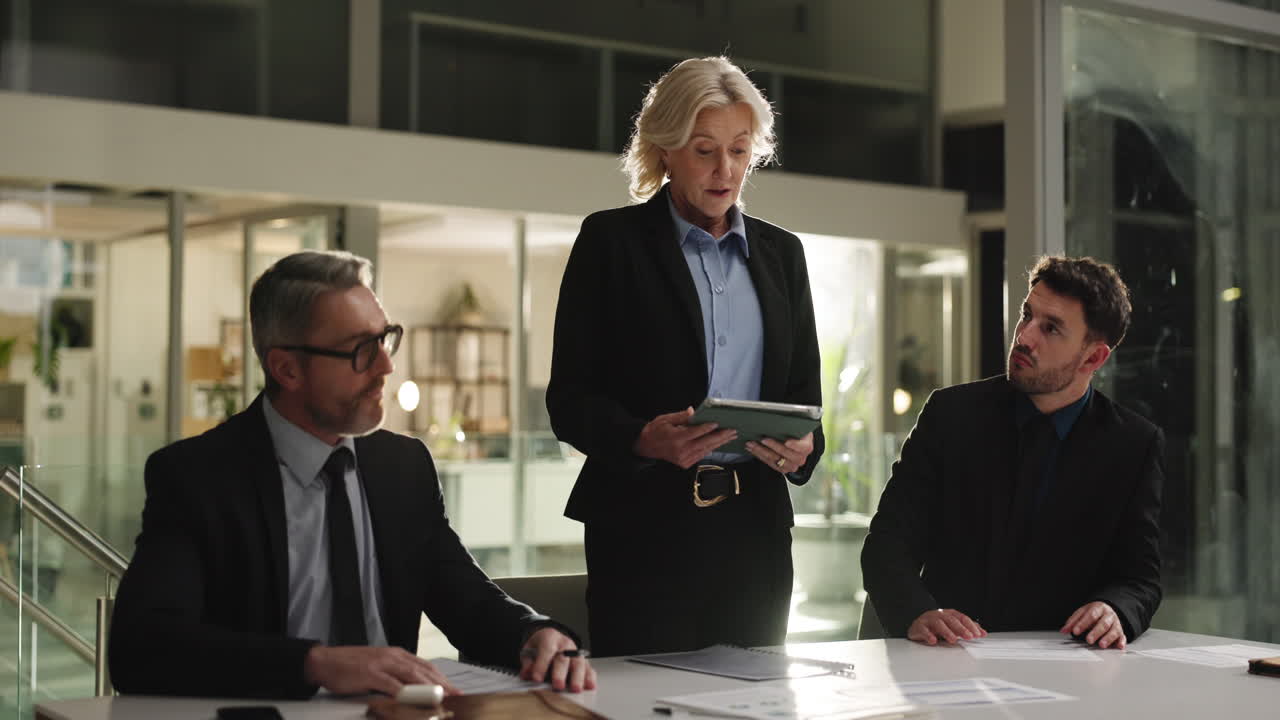 reunión de negocios en una oficina moderna