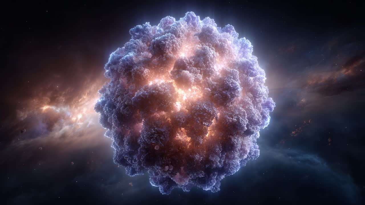 A Stunning Cosmic Explosion Captured in Time, Showcasing the Splendor of the Universe with Vibrant Colors and Ethereal Energy in a Mystical Celestial Setting