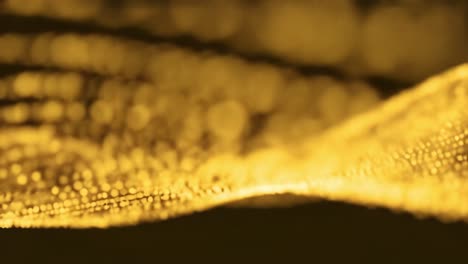 intricate golden wave patterns shimmer and flow elegantly against a dark backdrop, creating a mesmerizing visual experience that captures attention and sparks imagination.