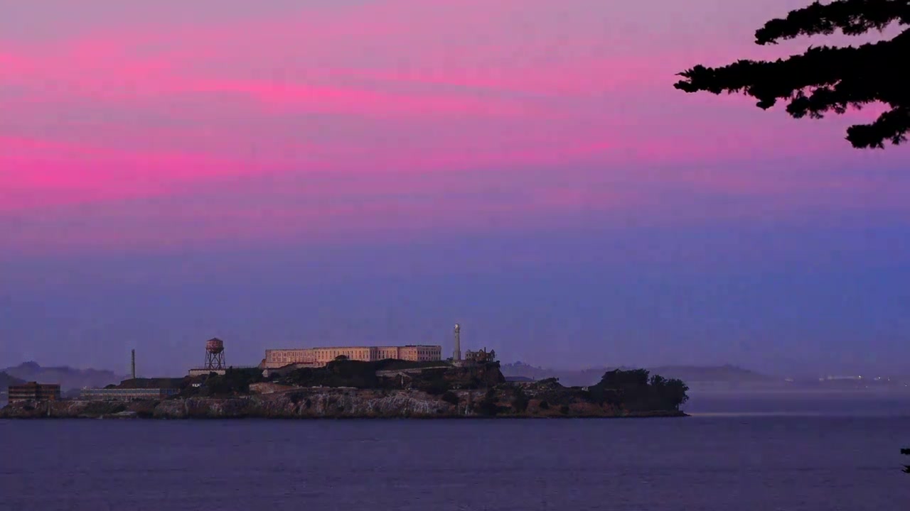 Alcatraz timelapse. Dette er en timelapse af Alcatraz i San Francisco, Californien.