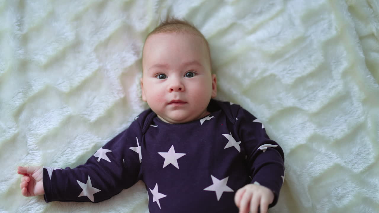 Baby Girl on a Blanket