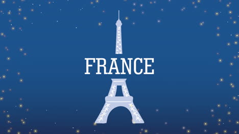 día de la bastilla francia celebración letras en la torre eiffel