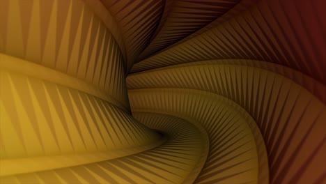 abstract geometric spiral tunnel