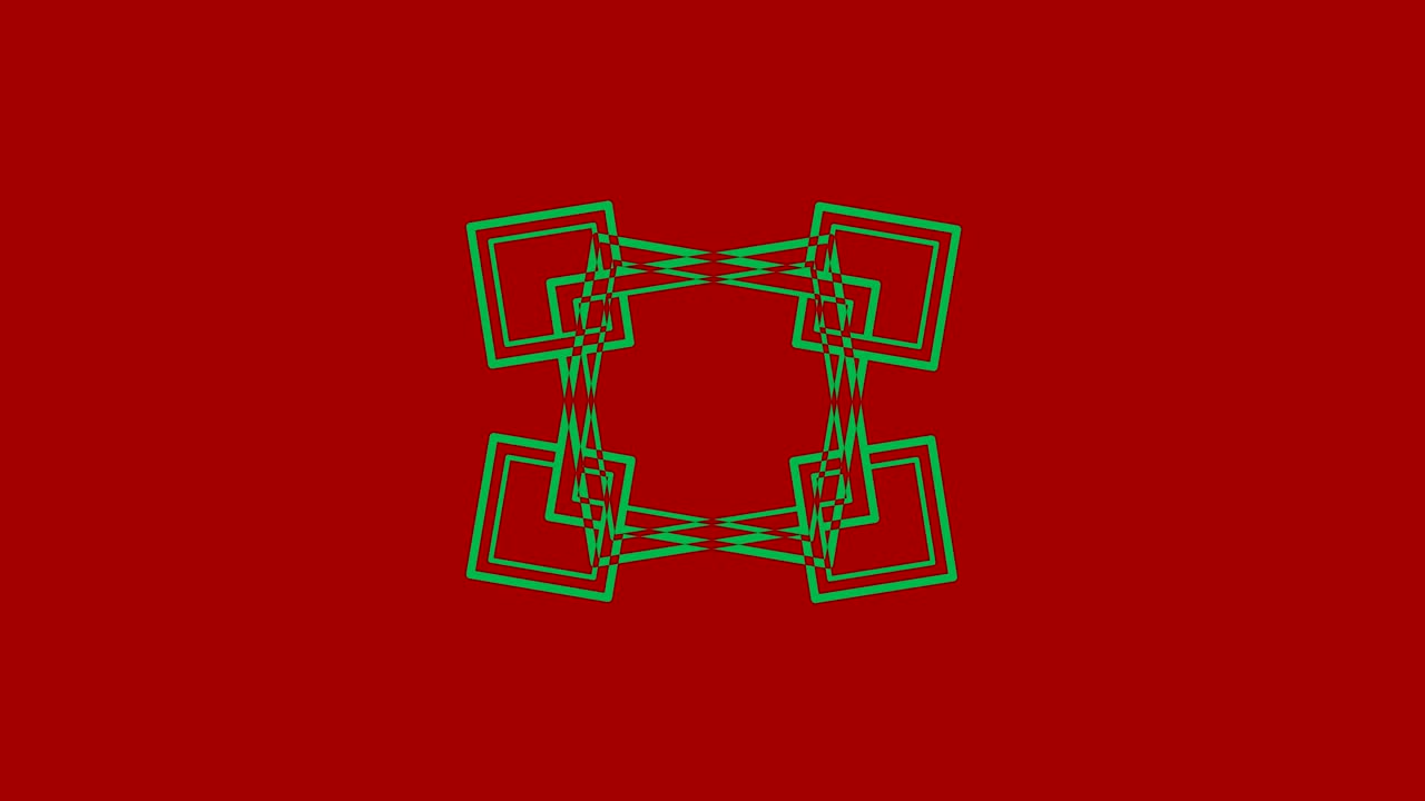 4k 비디오 모델 스트로보스코픽 및 최면 효과, 16:9 비디오 형식