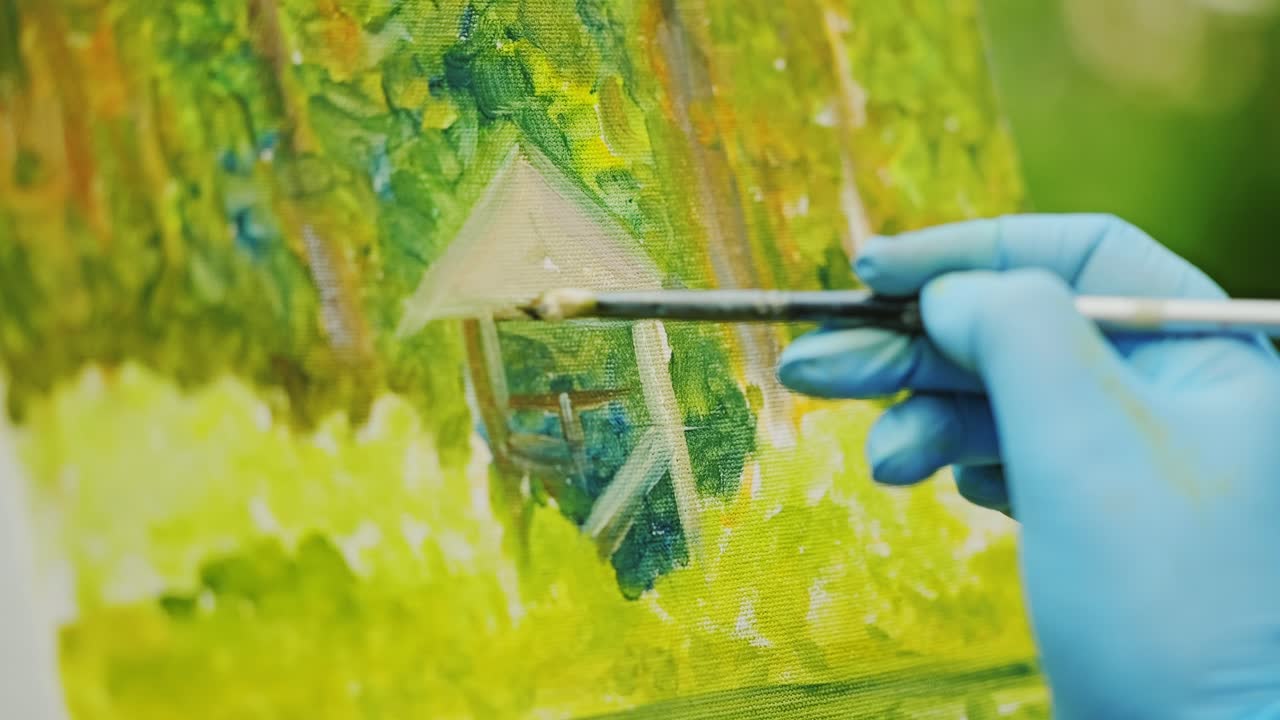 Plein air painting captures harmony of nature, color and peaceful creation