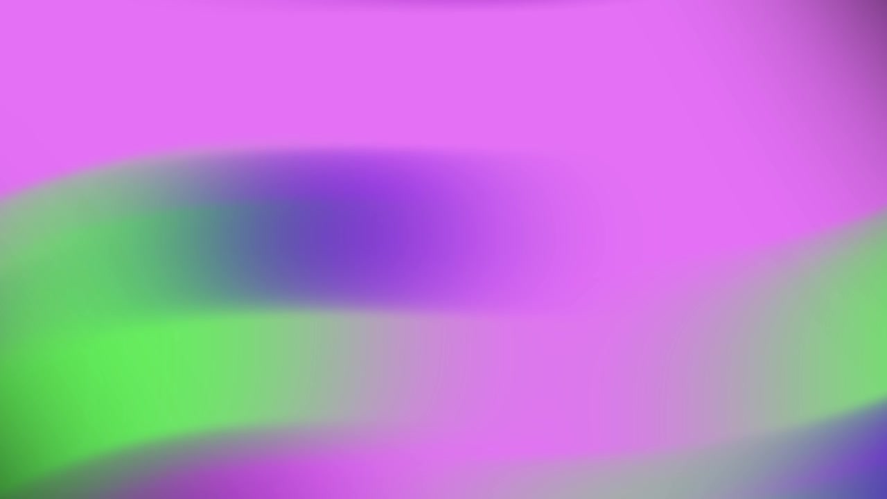 Abstract Gradient Background with Smooth Flowing Purple, Pink, and Green Colors