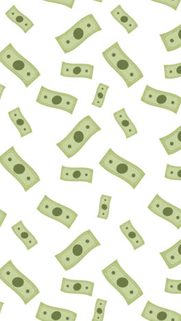 motion graphic of money pattern