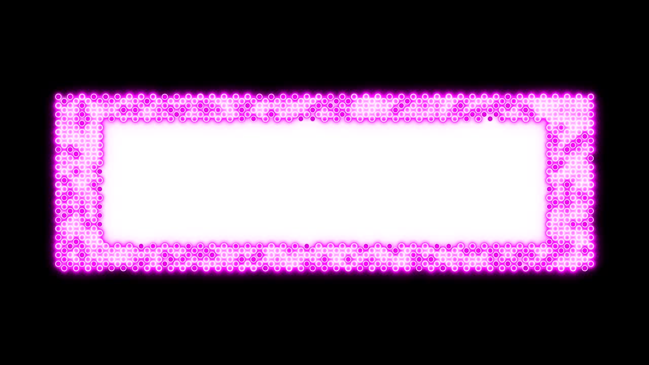 광고판 애니메이션 보라색 네온 빛 스트로브