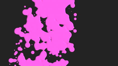 abstract purple liquid and splashes spots