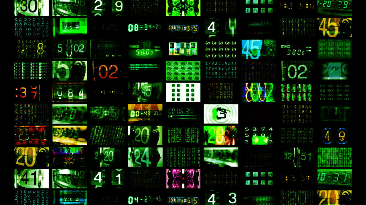 colección de números 0 09