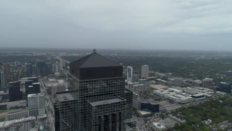 this video is about an aerial view of the williams tower and galleria mall area in houston, texas