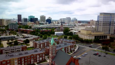 norfolk virginia aerial pullout slow in 4k