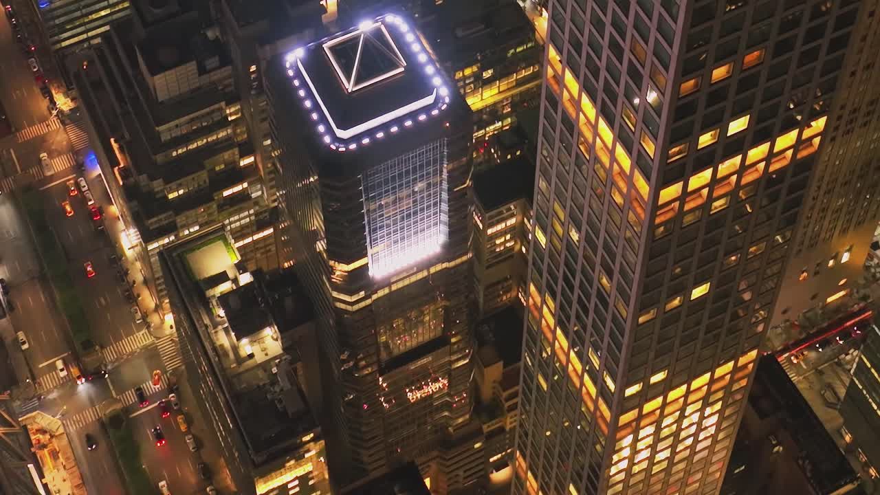 Skyline de Midtown Manhattan com One Vanderbilt à Noite
