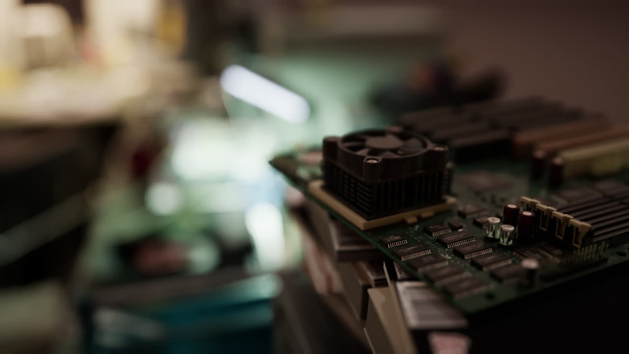 vintage retro computer and other devices