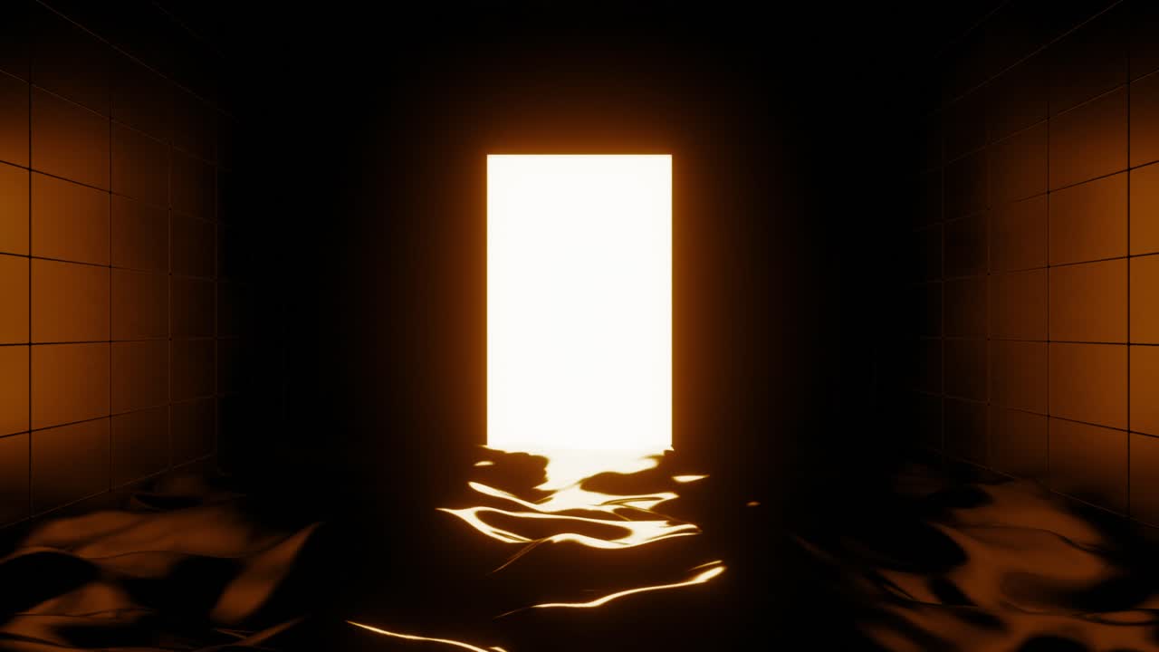 어두운 방 에서 반이는 문