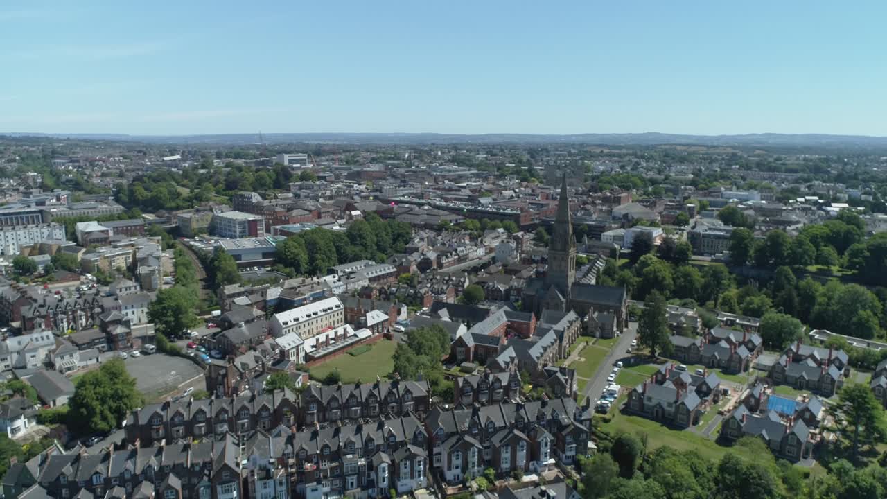 엑서터 스카이라인의 공중