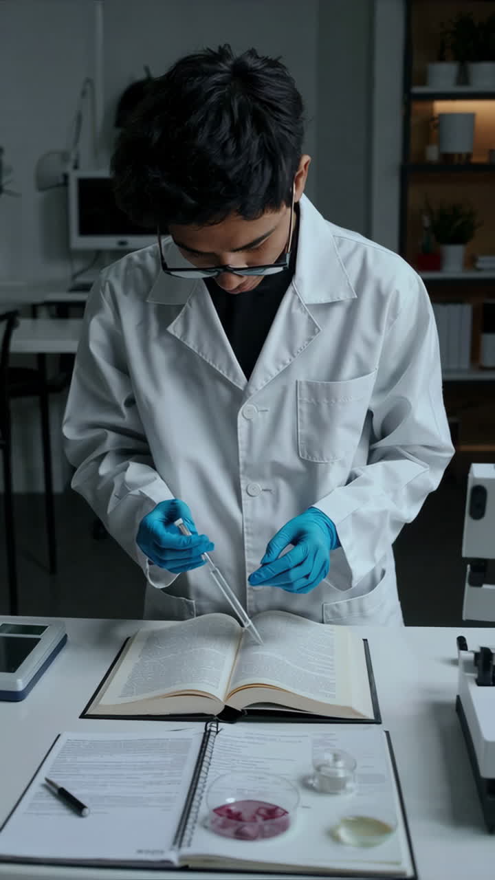 Scientists at Work in a Laboratory
