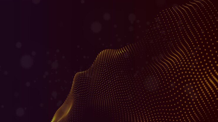 анимация светящихся полос белых пятен, волнующихся и движущихся в гипнотическом движении на коричневом фоне