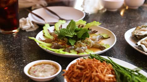 shrimp dish prepared with thai fish sauce