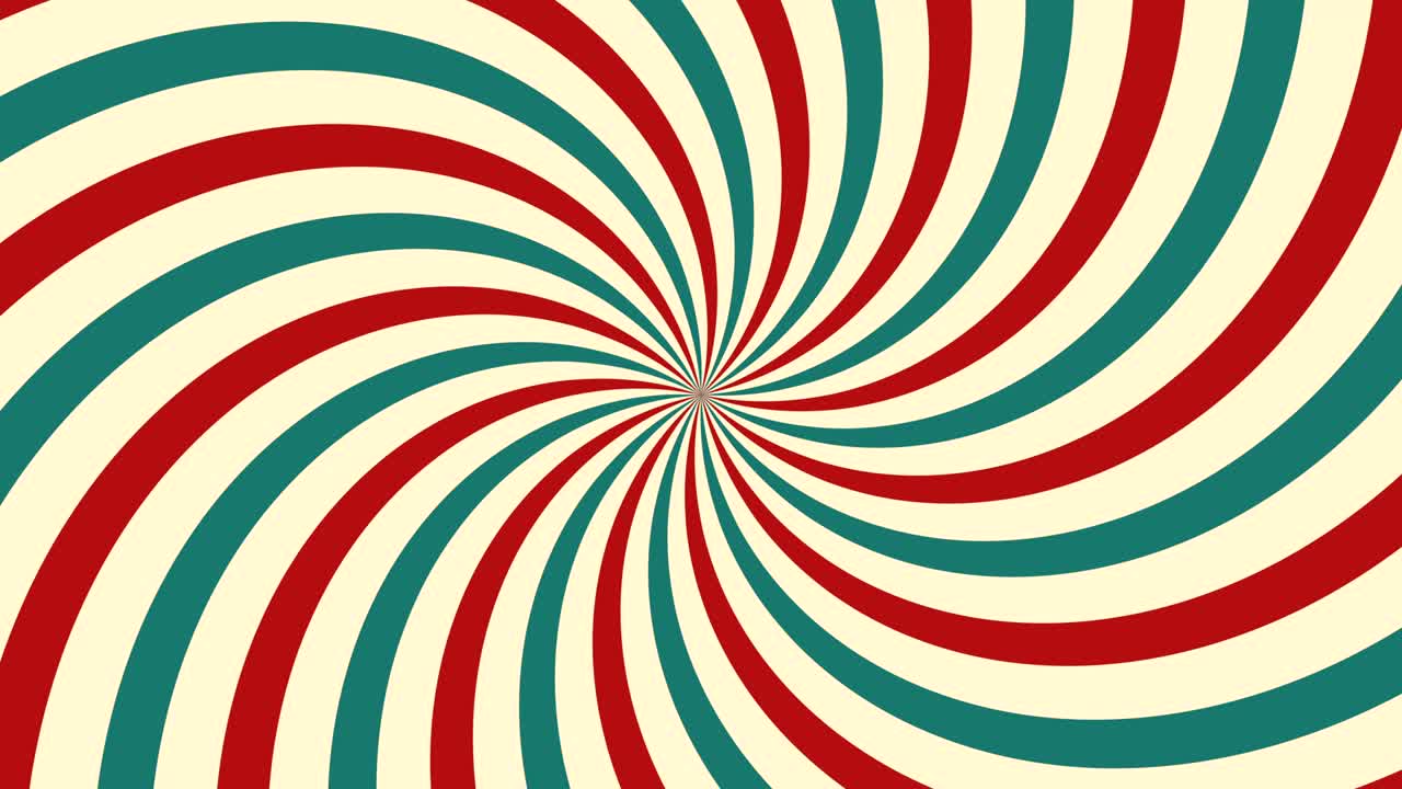 서커스 애니메이션 회전 은색과 초록색 줄 줄무의 은 배경, 레트로 모션 그래픽, 태양, 빈티지 재미, 페어 버스트, 카니발, 추상적인 서클