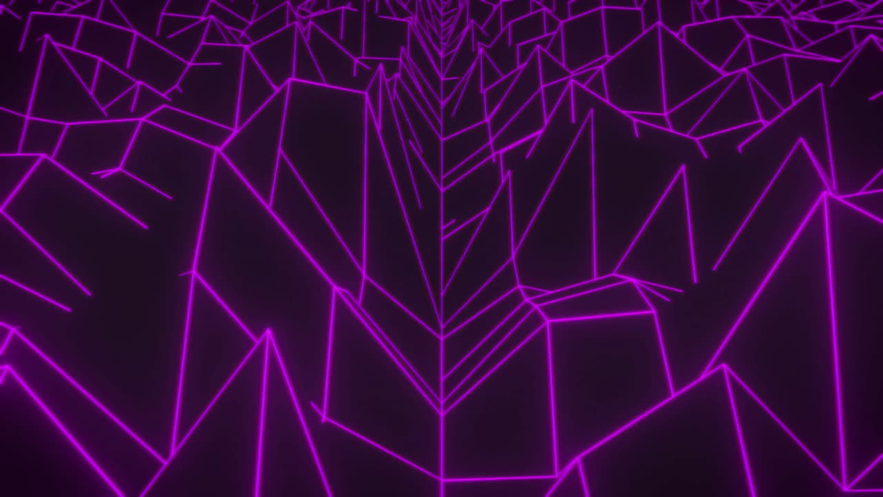 Animation of flash sale text over purple digital terrain