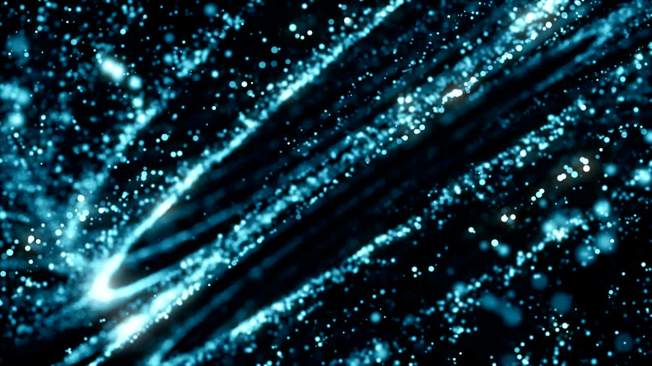 частицы пыли абстрактный свет боке движущиеся заголовки кинематографический фоновый цикл