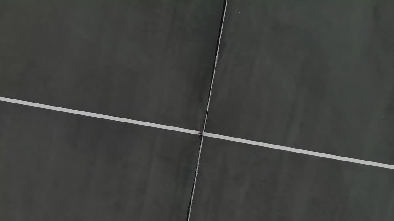 테니스 코트의  ⁇  뷰의 비디오