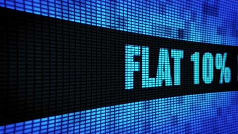 10% off flash sale - digital display