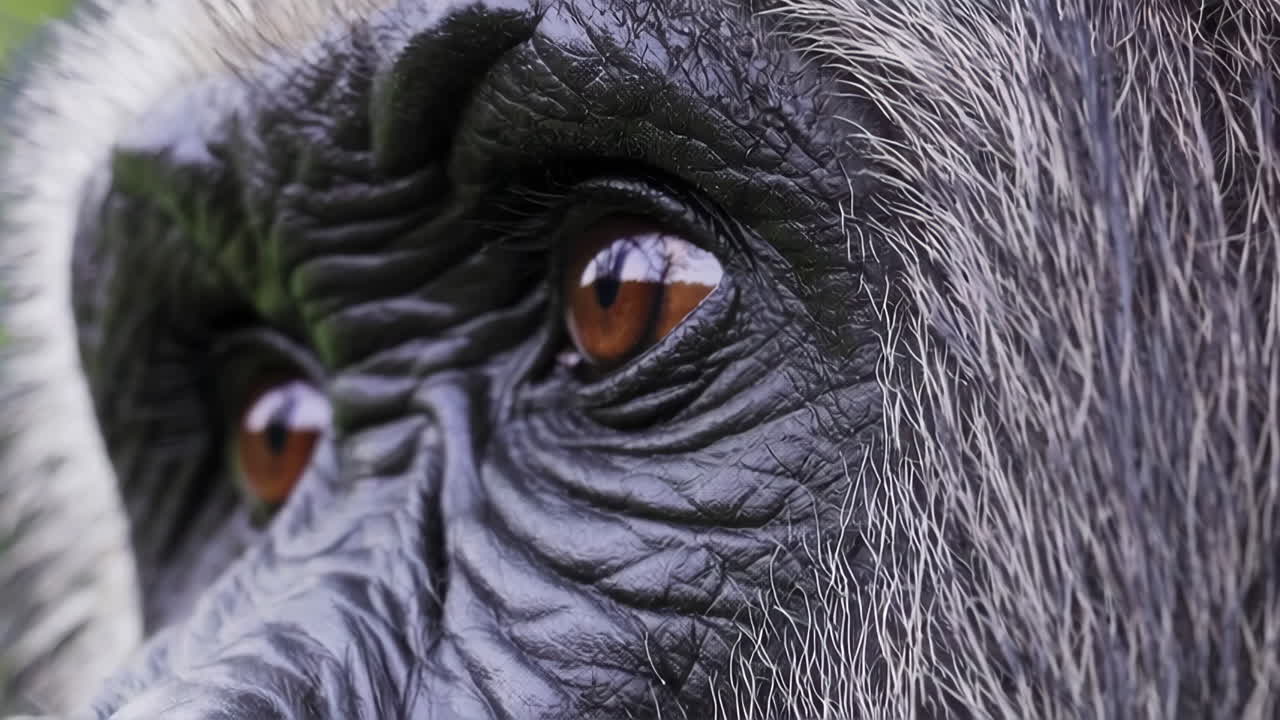 Close-up of a Chimpanzee's Face