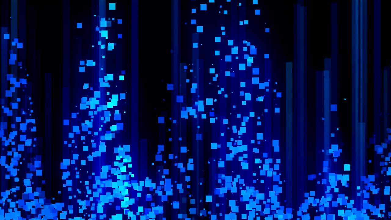 공간에서 많은 디지털 선 - 데이터 통신의 추상화, 컴퓨터 생성 배경, 3d 렌더링